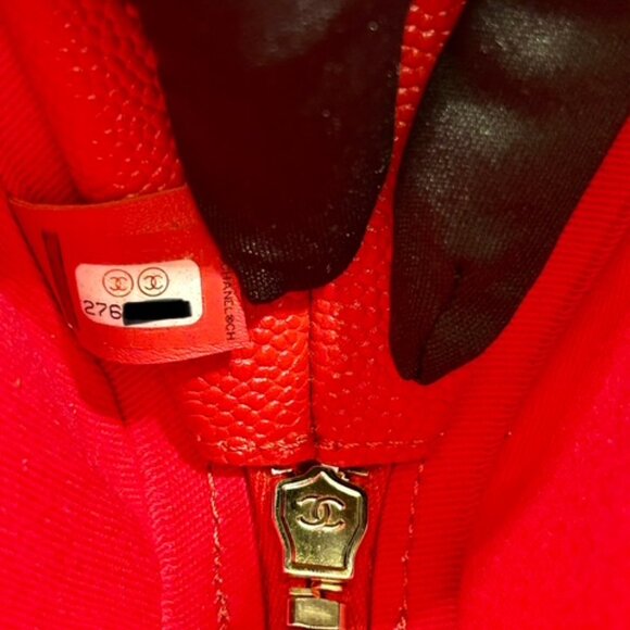 Chanel Red Quilted Caviar Leather Chic Affinity Belt Bag - Picture 12 of 16